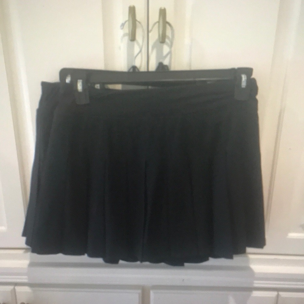 Black Pleated Skirt